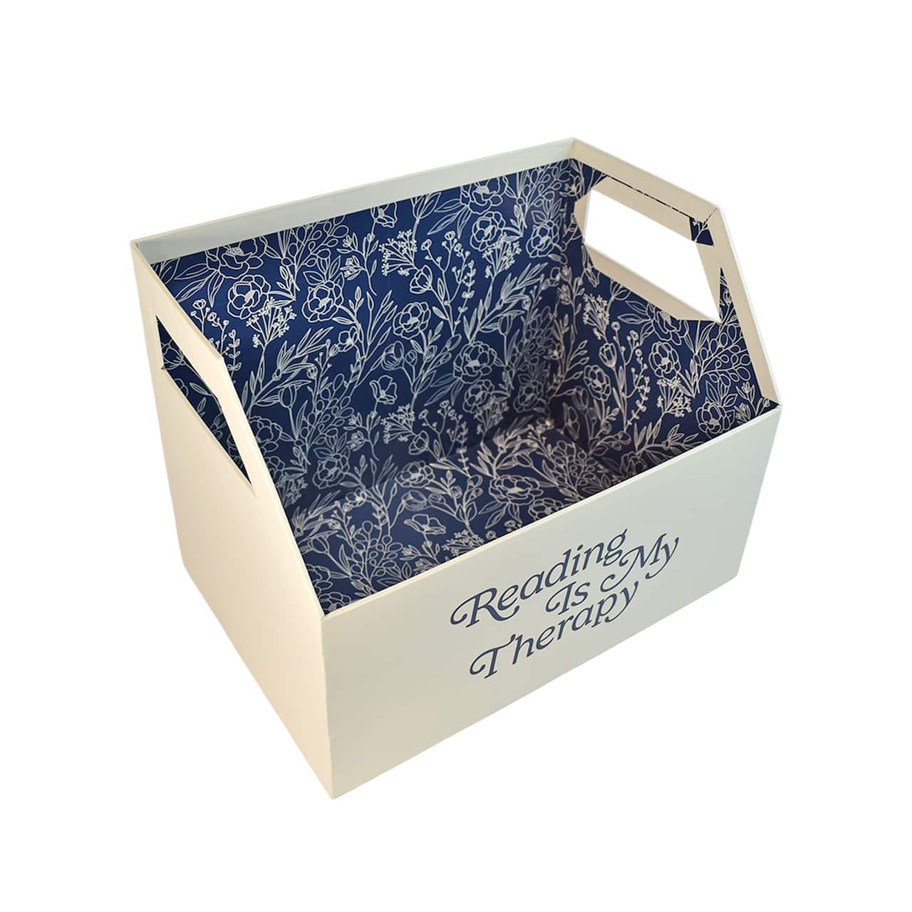 Medium Reading Is My Therapy Decorative Open Book Bin by Ashland®